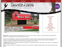 Tablet Screenshot of dancearts-sdt.com
